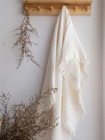 4-Layer Muslin Baby Blanket – Naturally Soft & Breathable