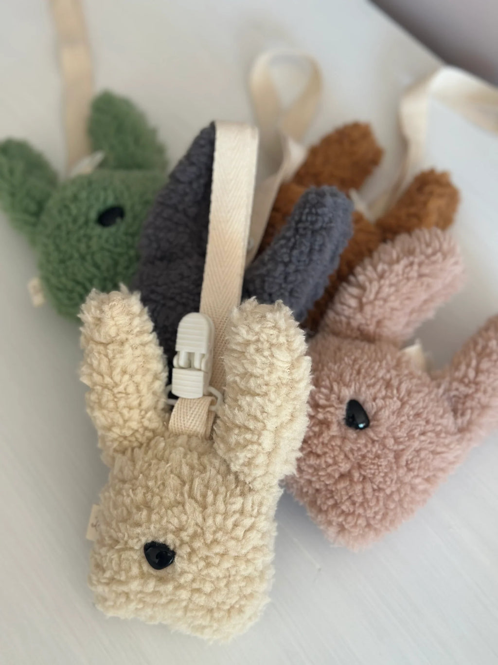 Bunny Pacifier Clip – Soft Safety in Natural Form